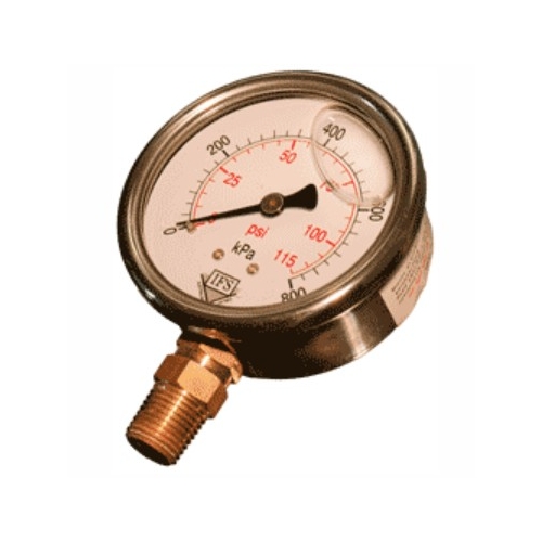 63mm Liquid Filled Guage-bottom Entry 1600KPA/230PSI - 25-1420