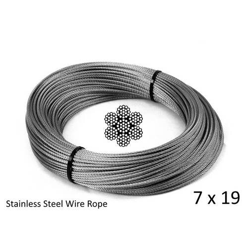 2.0mm 7×19 G316 Stainless Steel Wire Rope