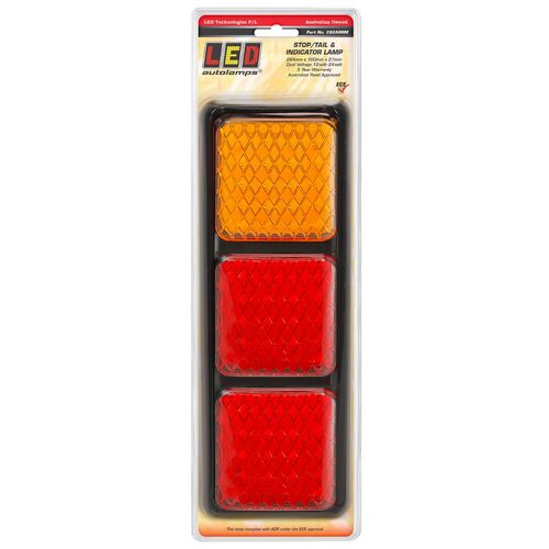 Led Stop/Tail/Indicator Lamp 12-24V Black Housing