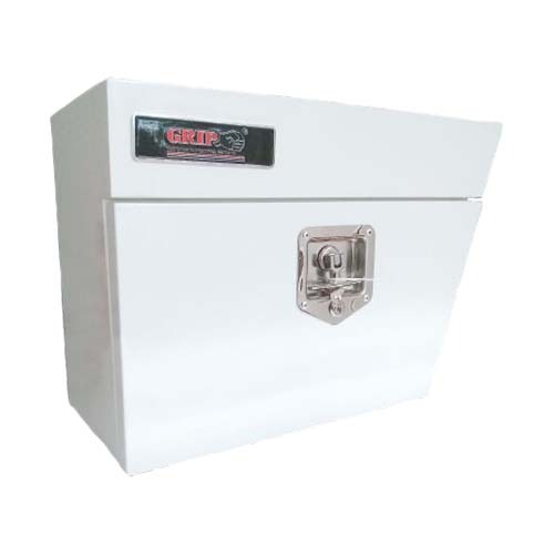 29250 - Steel Under Ute Tool Box Right Hand Side White