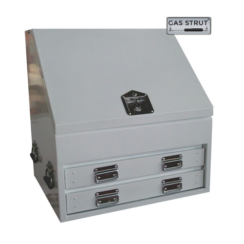Steel Truck Upright Toolbox 700 X 600 X 750Mm White