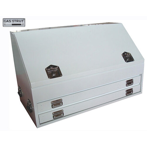 Steel Truck Upright Toolbox 1210 X 600 X 750Mm White