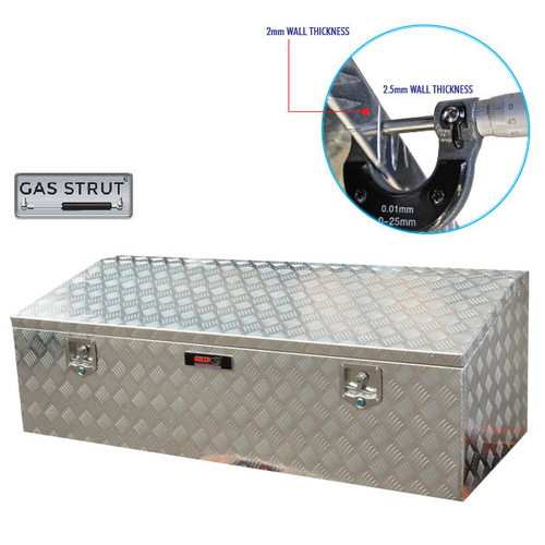 Low Profile Aluminium Tool Box 900Mm