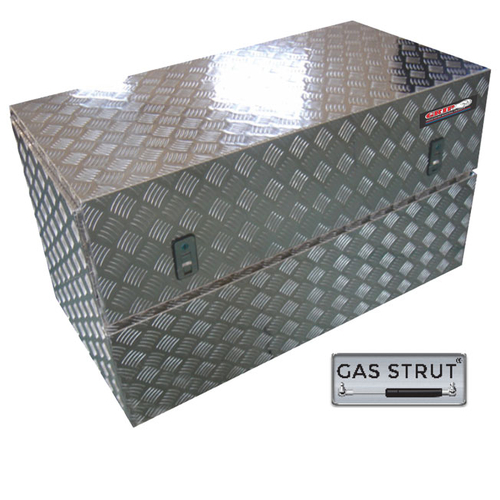 Aluminium Square Truck Tool Box 1200Mm