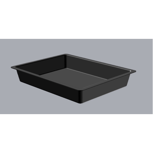 25L Oil Drip Tray Black Medium - 295013