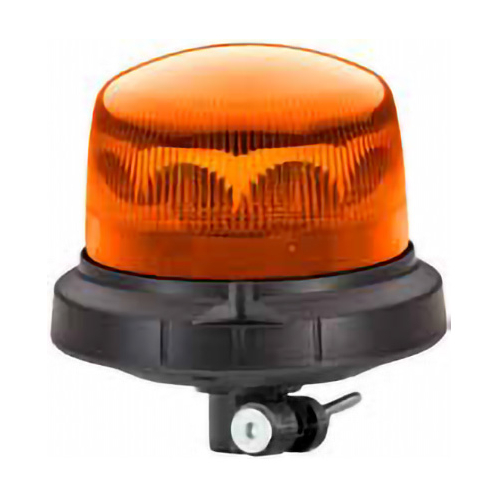 HELLA 12/24V RotaLED Compact Rotating Beacon Amber Pole Mount