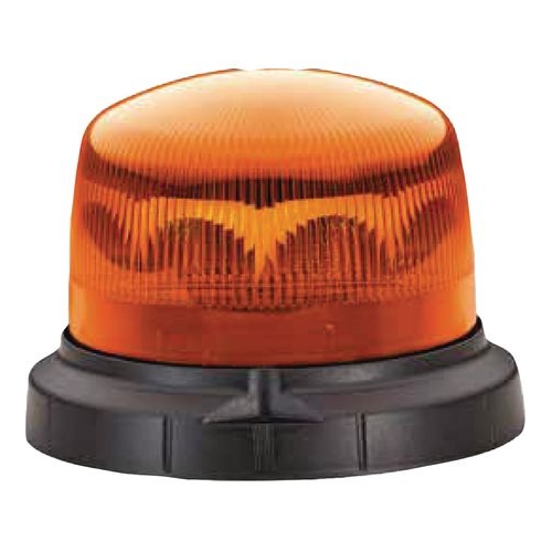 HELLA 12/24V RotaLED Compact Rotating Beacon Amber Fixed Mount