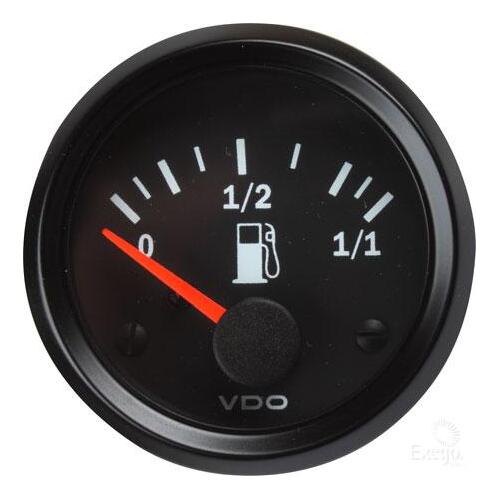 Fuel Gauge 12V 73 - 10 Ohms 52mm