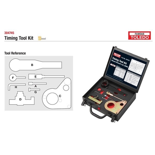 Toledo Timing Tool Kit - Nissan & Renault - 304745