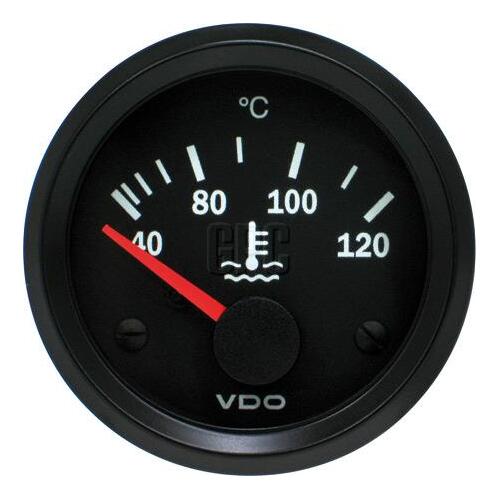 VDO 24V 52mm Electric Temperature Gauge 40-120C