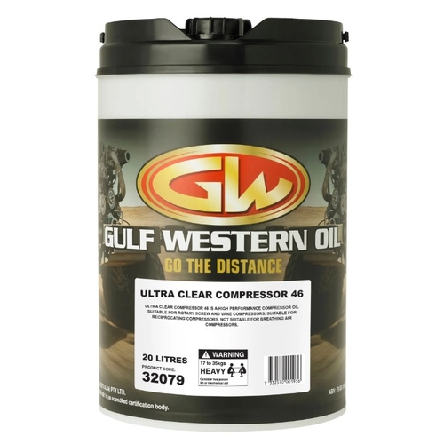 Ultra Clear Compressor  Oil Vg46 Clear 20L - 32079