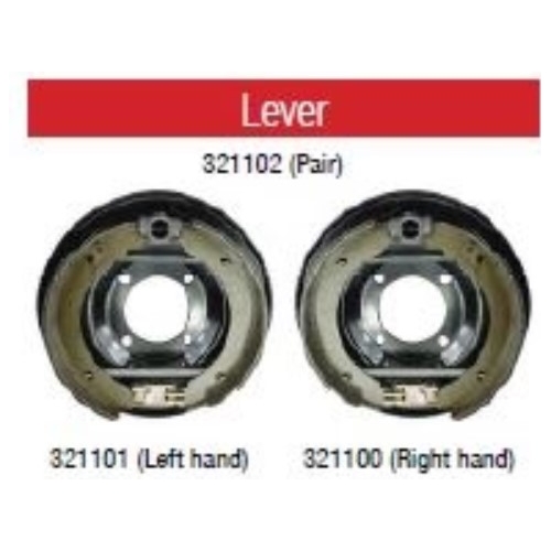 Alko 9" Mechanical Lever Drum Brakes Backing Plate - Left