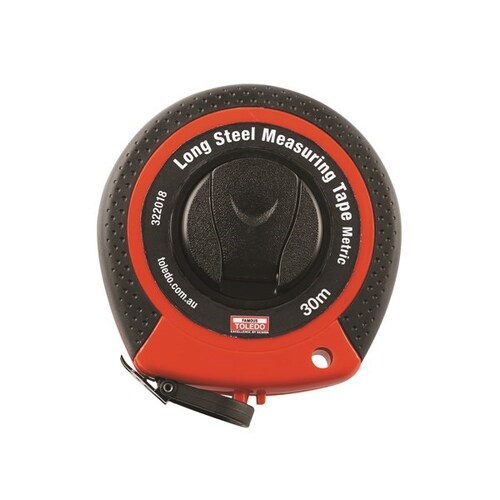 322018 - Measuring Tape Steel Long - Metric 30 Metre Single Sided
