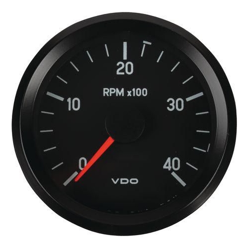 VDO Tachometer Electric 12V 0 - 4000 rpm 80mm - 333035002