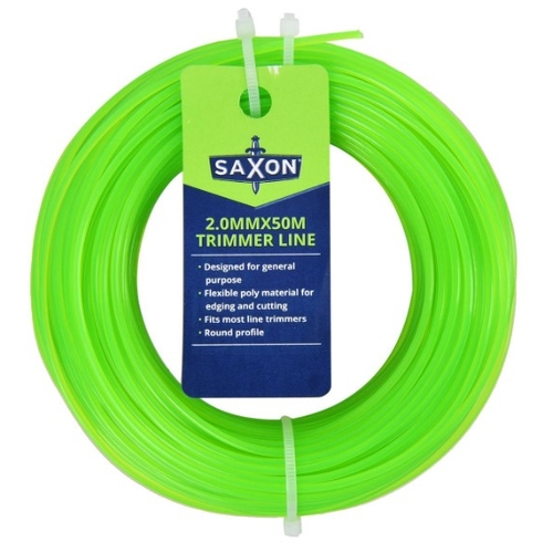 Saxon 50m Round Trimmer Line - 2.0mm