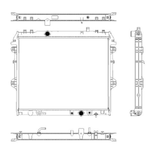 TOYOTA HILUX KUN26 1KD-FTV  2005 - 2015 A/T - 34611072