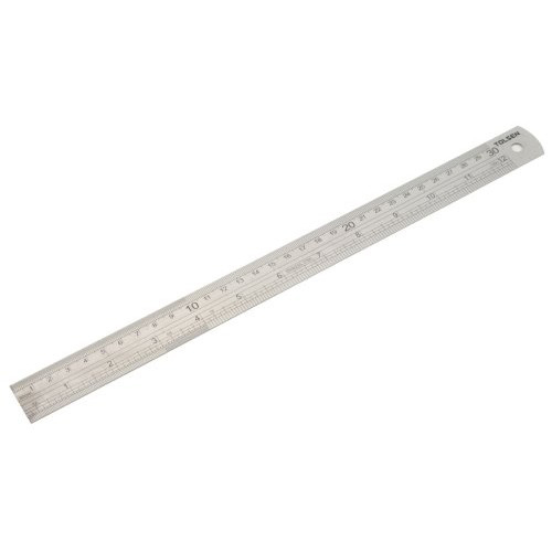 TOLSEN STAINLESS STEEL RULER 300mm, 12''