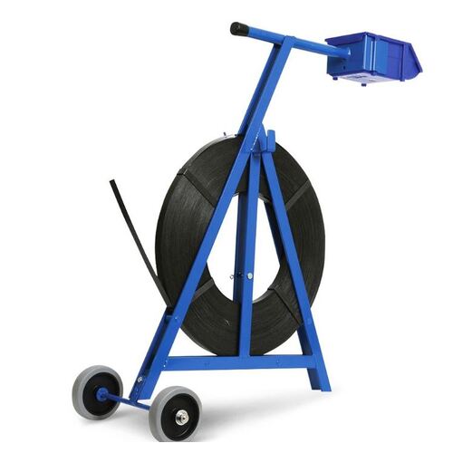 Dispenser Steel Strap withWheels CRS2 Blue