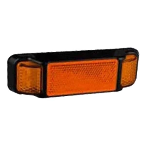 Amber Side Direction Indicator Marker With Reflector 12/24V 4 Led
