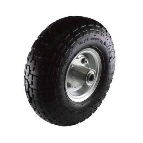 Move It 5/8" Axle 3.5 x 4" Pneumatic Steel Trolley Wheel