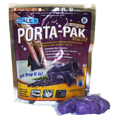 Walex Porta-Pak Toilet Additive Sachets Lavender 15 Pack - 394067
