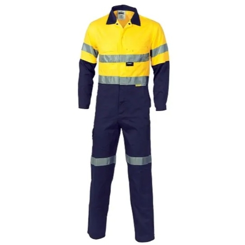 HiVis Cool-Breeze Two Tone Light Weight Cotton Coverall with 3M R/Tape - 3955 - 3955-92R