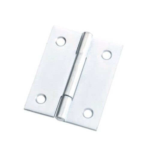 Lane 50 x 40 x 1.2mm Zinc Plated Fixed Pin Butt Hinge