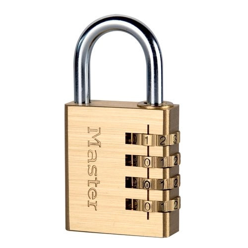 Master Lock 40mm Brass Combination Padlock