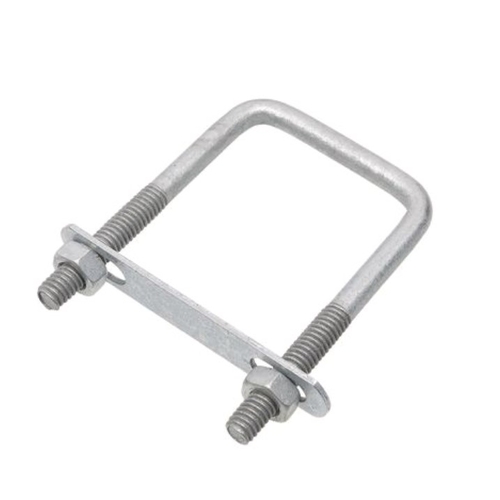 Zenith M8 x 78 x 50mm Galvanised Square U Bolt