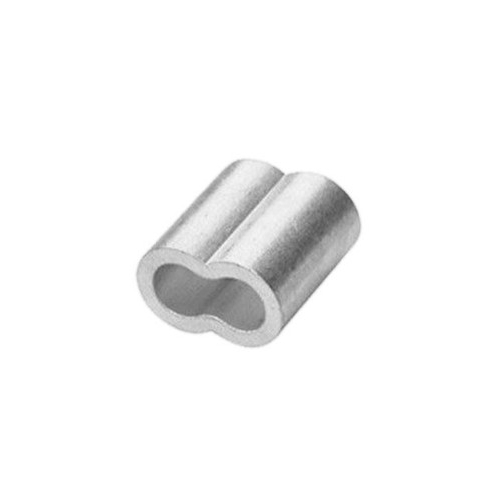 Swage Sleeve 2.0mm Hourglass Aluminium 100 Pack