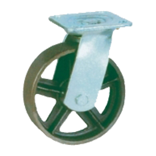 Grip 102Mm 300Kg Cast Iron Wheel Castor Swivel Plate