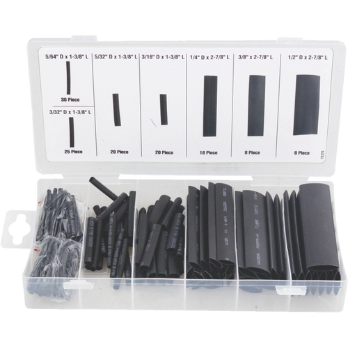 127 Pc Heat Shrink Tubing Assortment