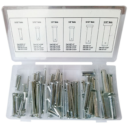 60 Pc Clevis Pin Assortment