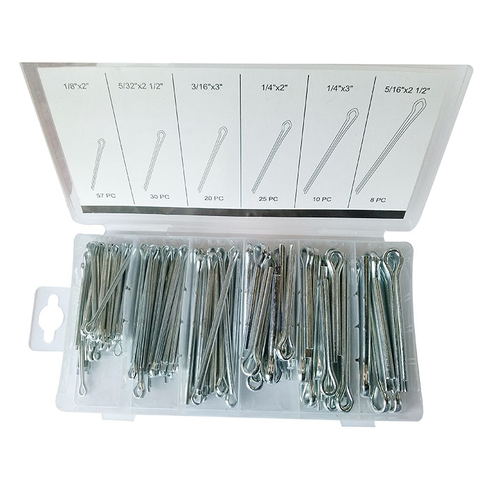 144 Pc Large (Split) Cotter Pin Assortment