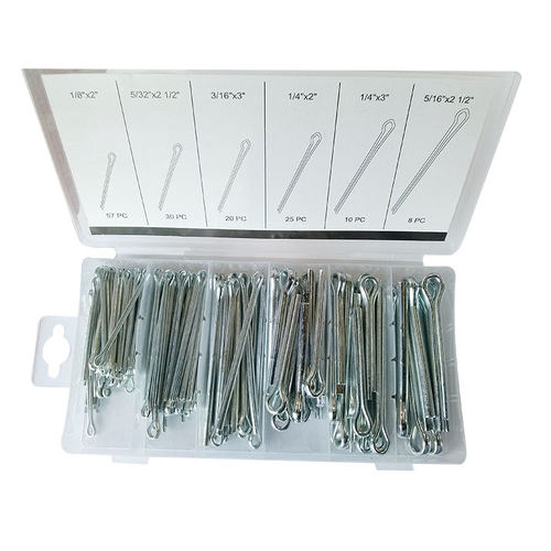 144 Pc Large (Split) Cotter Pin Assortment Metric - 43124