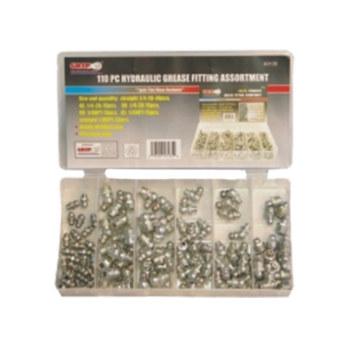 110 Pc  Grease Fitting Assortment - 43135
