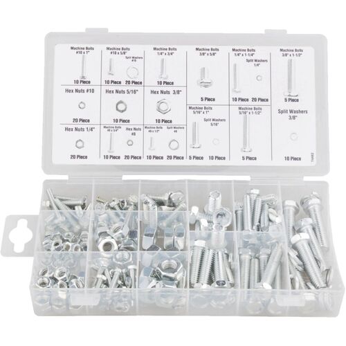 240 Pc Nut And Bolt Assortment Sae