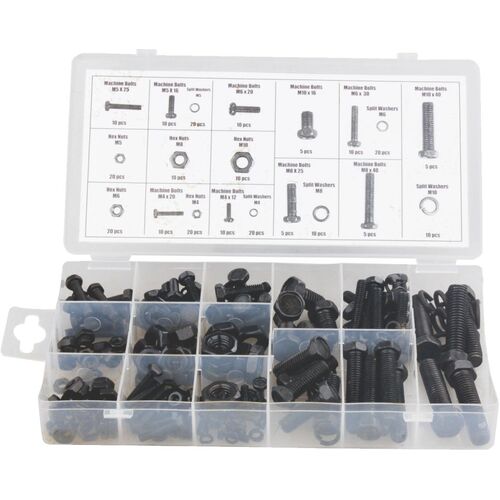 240 Pc Nut And Bolt Assortment Metric