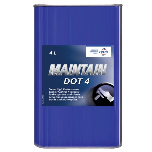 Maintain Dot 4  Brake Fluid- 4ltr - 4353004
