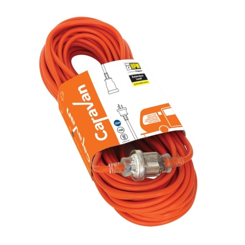 HPM 15A 3 Core 1.5mm² 25m Extra Heavy Duty Caravan Extension Lead - 4430370