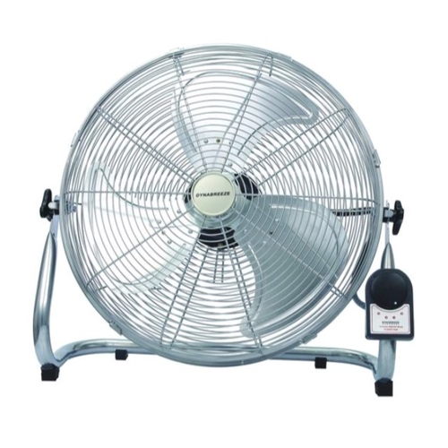 Dynabreeze 450mm Silver Industrial Floor Fan