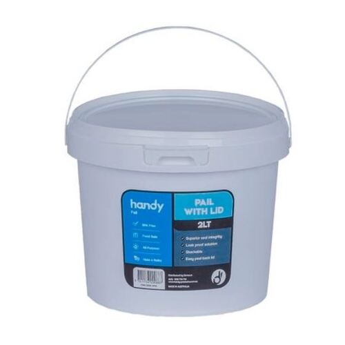 Pail Round Handy 2L With Lid