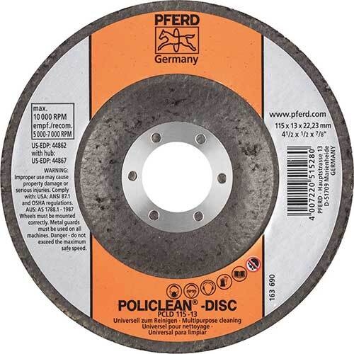 Fibre Back Disc - Black 115mm 44692715 - Pack of 5