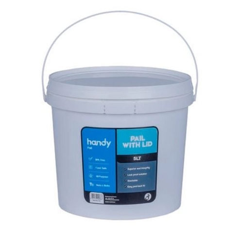 Handy Pail 5L Plastic Pail With Lid