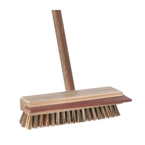 Oates Deck Scrub Brush With Squeegee