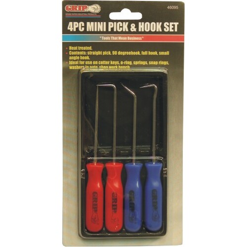 4 Pc Mini Pick And Hook Set