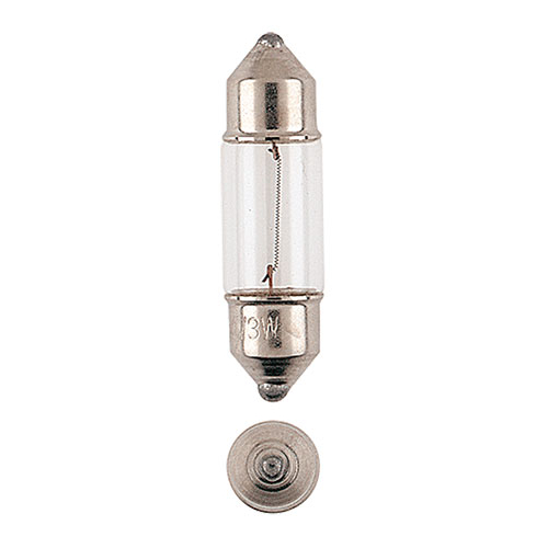 Narva Festoon SV7.8 Globe 12V 3W Pk 2 - 47263BL