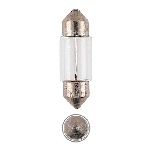 Narva Festoon Sv7.8 Globe 12V 10W Pk 2