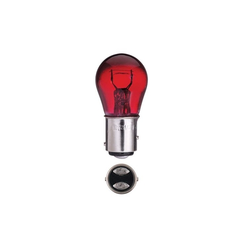 12V 21/5W Bay15D Red Incandescent Globes (Blister Pack Of 2)