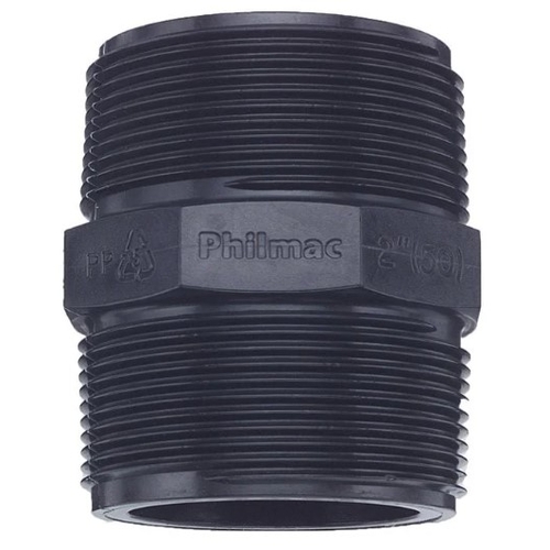 Philmac 1/2" BSP Thread Pipe Nipple Poly